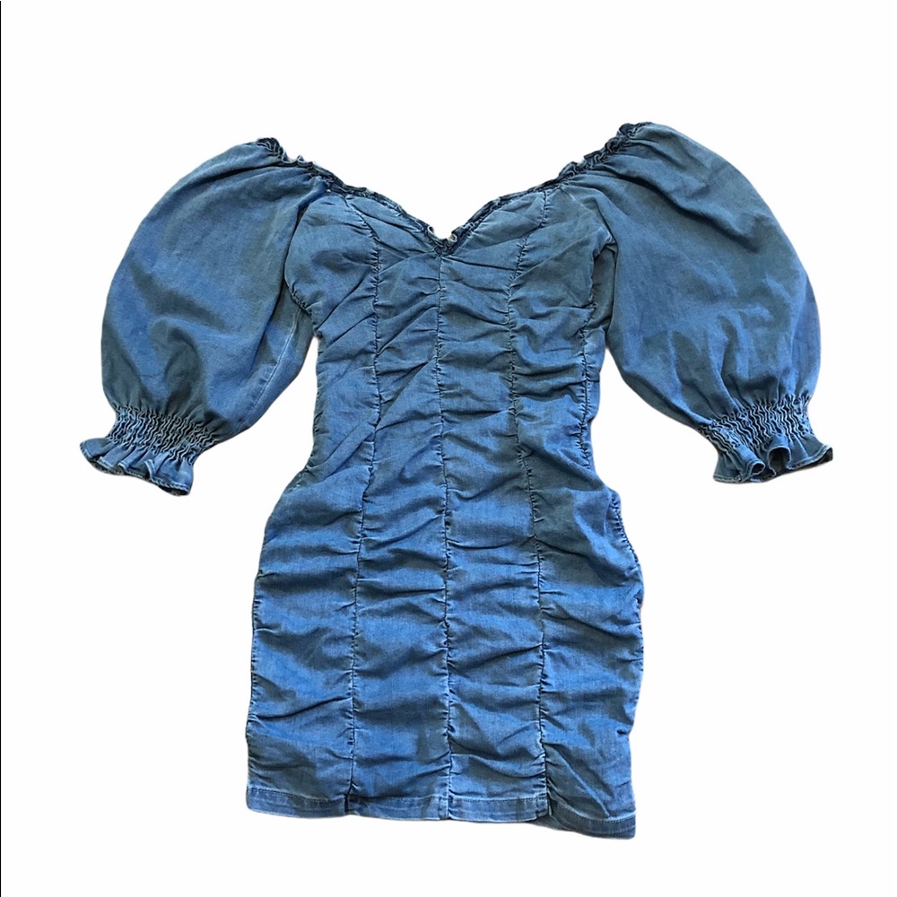 Ruched BodyCon Mini Dress